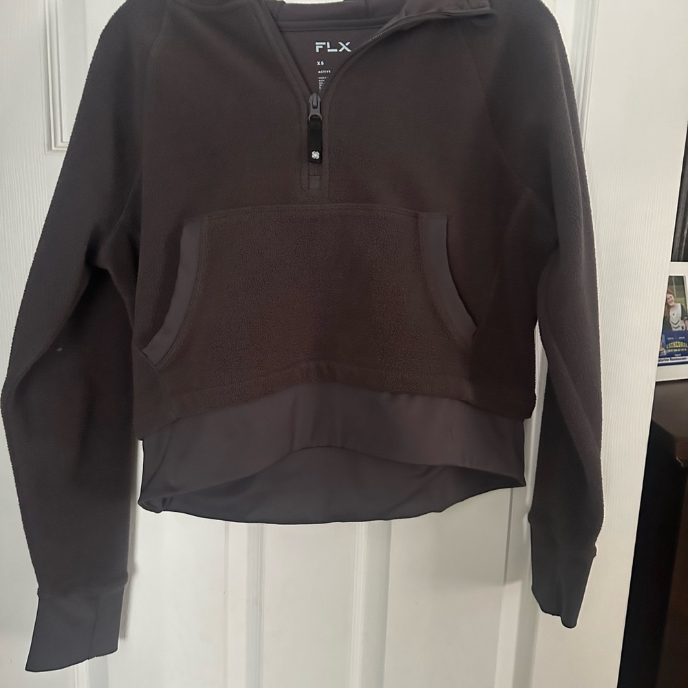 FLX Black Quarter-Zip Pullover
